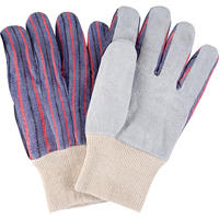 Standard-Duty Work Gloves, Large, Split Cowhide Palm Helyx Safety & Industrial Supplies