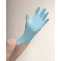 Gants jetables en paquets pour distributeur, Moyen, Nitrile, 4,5 mils, Sans poudre, Bleu Helyx Safety & Industrial Supplies