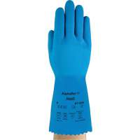 Gants AlphaTec 87-029, Taille Petit/7, 12" lo, Latex de caoutchouc, Doublure en Nylon, 50 mils Helyx Safety & Industrial Supplies