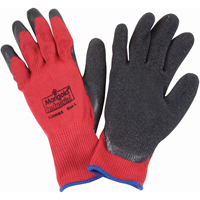 Gants enduits de latex de caoutchouc naturel, 9/Grand, R&ecirc;vetement Latex de caoutchouc, Calibre 10, Enveloppe en Polyester/Coton Helyx Safety & Industrial Supplies