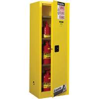 Sure-Grip&reg; EX Slimline Flammable Safety Cabinet, 22 gal., 1 Door, 23.25" W x 65" H x 18" D Helyx Safety & Industrial Supplies