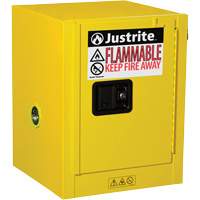 Sure-Grip&reg; EX Countertop Flammable Safety Cabinet, 4 gal., 1 Door, 17" W x 22" H x 17" D Helyx Safety & Industrial Supplies