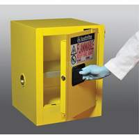 Sure-Grip&reg; EX Countertop Flammable Safety Cabinet, 4 gal., 1 Door, 17" W x 22" H x 17" D Helyx Safety & Industrial Supplies
