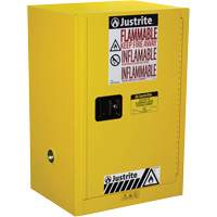 Sure-Grip&reg; EX Compac Flammable Safety Cabinet, 12 gal., 1 Door, 23.25" W x 35" H x 18" D Helyx Safety & Industrial Supplies