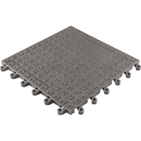 Tapis ErgoDeck Soft No 566, PVC, 1-1/2' la c, 1-1/2' lo, 7/8" &eacute;paisseur, Charbon Helyx Safety & Industrial Supplies