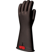 Gants isolants en caoutchouc naturel noir, ASTM classe 0, Taille 8, 11" lo Helyx Safety & Industrial Supplies