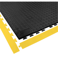 Tapis Rejuvenator Connect No 502, Polyur&eacute;thane, 3' la c, 3' lo, 5/8" &eacute;paisseur, Noir Helyx Safety & Industrial Supplies