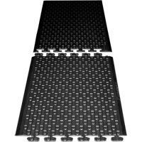 Tapis Rejuvenator Connect No 502, Polyur&eacute;thane, 3' la c, 3' lo, 5/8" &eacute;paisseur, Noir Helyx Safety & Industrial Supplies