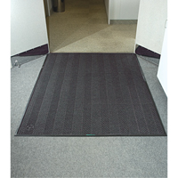 Tapis Waterhog Eco Elite, Essuie-pieds/grattoir, 4' x 6' x 3/8", Cendre grise Helyx Safety & Industrial Supplies