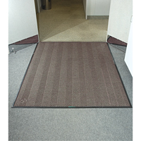 Tapis Waterhog Eco Elite, Essuie-pieds/grattoir, 6' x 6' x 3/8", Brun ch&acirc;taignier Helyx Safety & Industrial Supplies