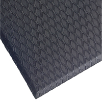 Tapis Cushion Max, Losange, 3' x 5' x 5/8", Charbon, Nitrile/PVC Helyx Safety & Industrial Supplies
