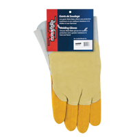 Gants de soudage pour pipelinier, Cuir de vache refendu, Taille Grand Helyx Safety & Industrial Supplies