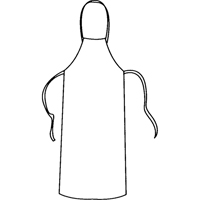 Tablier, Tyvek 400, Blanc, 28" la x 36" lo Helyx Safety & Industrial Supplies