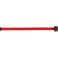 Tape Cassette for Build-Your-Own Crowd Control Barriers, Blank, 7', Red Tape Helyx Safety & Industrial Supplies