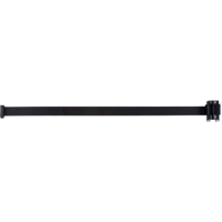 Tape Cassette for Build-Your-Own Crowd Control Barriers, 7', Black Tape Helyx Safety & Industrial Supplies
