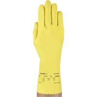 VersaTouch&reg; 297 Gloves, Size Medium/8, 12" L, Rubber Latex, Flock-Lined Inner Lining, 20-mil Helyx Safety & Industrial Supplies
