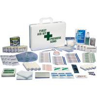 Trousses de premiers soins standards pour le bureau, Dispositif m&eacute;dical Classe 1, Boîte en plastique Helyx Safety & Industrial Supplies