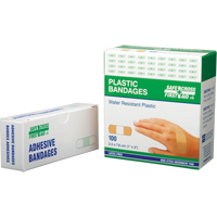 Bandages, Rectangulaire/carr&eacute;e, 3", Plastique, St&eacute;rile Helyx Safety & Industrial Supplies
