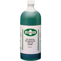 Green Soap, Liquid, Antiseptic Helyx Safety & Industrial Supplies