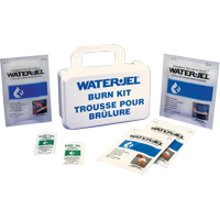 Trousses d'urgence pour brûlures Water Jel, Boîte en plastique de 10 unit&eacute;s, Classe 2 Helyx Safety & Industrial Supplies
