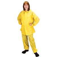 V&ecirc;tements imperm&eacute;ables RZ300, PVC, Moyen, Jaune Helyx Safety & Industrial Supplies