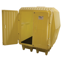 Hazard Hut&reg;, 63.5" L x 68" W x 72.5" H, 4000 lbs. Load Capacity Helyx Safety & Industrial Supplies