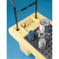 Poly-Spillcart Cart, 66.5" L x 29" W x 43.9" H, 57 US gal. Spill Cap. Helyx Safety & Industrial Supplies