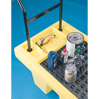 Poly-Spillcart Cart, 66.5" L x 29" W x 43.9" H, 57 US gal. Spill Cap. Helyx Safety & Industrial Supplies
