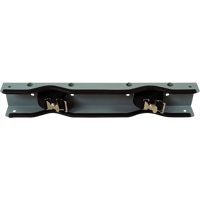Support mural gris pour deux bouteilles Helyx Safety & Industrial Supplies
