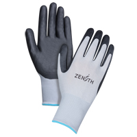 Lightweight Breathable Coated Gloves, 10/X-Large, Foam Nitrile Coating, 13 Gauge, Polyester Shell Helyx Safety & Industrial Supplies