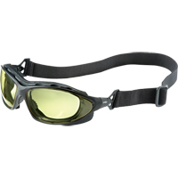 Lunettes de s&eacute;curit&eacute; &agrave; coques Uvex HydroShield Seismic, Lentille Ambr&eacute;e, Antibu&eacute;e/Anti-&eacute;gratignures, Ventilation Ferm&eacute; Helyx Safety & Industrial Supplies