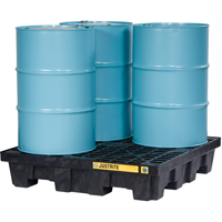 EcoPolyBlend Spill Control Pallets - Without Drain, 73 US gal. Spill Capacity, 49" x 49" x 10.3" Helyx Safety & Industrial Supplies
