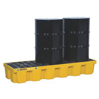 EcoPolyBlend Spill Control Pallets - Without Drain, 75 US gal. Spill Capacity, 73" x 25" x 11.6" Helyx Safety & Industrial Supplies