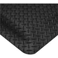 Tapis Smart No 497, Losange, 2' x 3' x 5/8", Noir, PVC Helyx Safety & Industrial Supplies