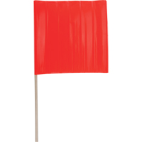 Traffic Safety Flags, Vinyl, With Handle Helyx Safety & Industrial Supplies