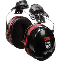 Peltor Optime 105 Series Earmuffs, Cap Mount, 27 NRR dB Helyx Safety & Industrial Supplies
