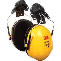 Peltor Optime 98 Series Earmuffs, Cap Mount, 23 NRR dB Helyx Safety & Industrial Supplies