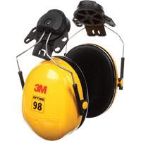 Peltor Optime 98 Series Earmuffs, Cap Mount, 23 NRR dB Helyx Safety & Industrial Supplies