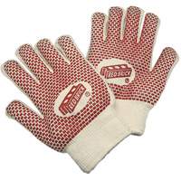Gants r&eacute;versibles en tissu &eacute;ponge Red Brick, Coton, Deux c&ocirc;t&eacute;s, Calibre 10, Grand Helyx Safety & Industrial Supplies
