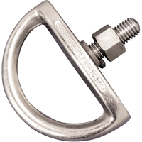 Miller&reg; D-Bolt Permanent Anchorage Connectors, Bolt-On/D-Ring, Permanent Use Helyx Safety & Industrial Supplies