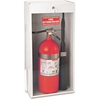 Armoires pour extincteurs mont&eacute;es sur surface, 14,125" la x 30,125" h x 9,0625" p Helyx Safety & Industrial Supplies