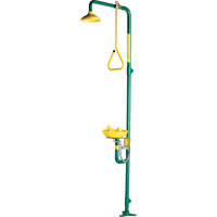 Combinaison de douche & douche oculaire/faciale a&eacute;r&eacute;e Safe-T-Zone Helyx Safety & Industrial Supplies