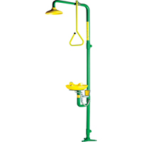 Combinaison de douche & douche oculaire a&eacute;r&eacute;e Safe-T-Zone Helyx Safety & Industrial Supplies