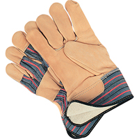 Gant pour ajusteur doubl&eacute;s pour l'hiver r&eacute;sistant &agrave; l'abrasion, Grand, Paume en Cuir fleur de vache, Doublure en Molleton de coton Helyx Safety & Industrial Supplies