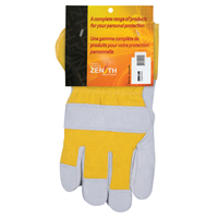 Gants d'ajusteur doubl&eacute;s pour l'hiver, Grand, Paume en Cuir de vache refendu, Doublure en Boa Helyx Safety & Industrial Supplies