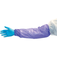 Manches l&eacute;g&egrave;res, Longueur de 18", Vinyle, Bleu Helyx Safety & Industrial Supplies