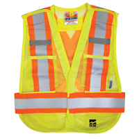 Open Road&reg; Tear Away Vest , High Visibility Lime-Yellow, Polyester Helyx Safety & Industrial Supplies