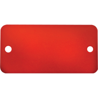 &eacute;tiquettes vierges, Aluminium, 3" la x 1" h Helyx Safety & Industrial Supplies