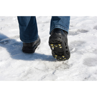 Semelle antid&eacute;rapante robuste pour la glace, Acier, Traction Crampon, Moyen Helyx Safety & Industrial Supplies