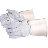Gants r&eacute;sistant &agrave; la coupure de qualit&eacute; sup&eacute;rieure pour ajusteur Endura , Moyen, Paume en Cuir de vache refendu Helyx Safety & Industrial Supplies